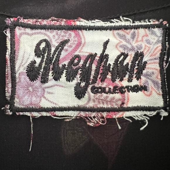 PARTY GIRL MAXI DRESS - CHEERS! Cocktails black size small 70’s chic jewels - Picture 10 of 14